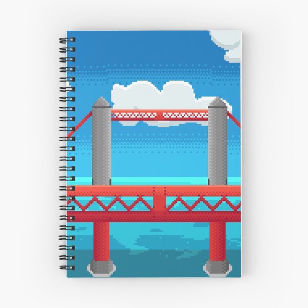 Item preview, Seabridge View pixelart landscape designed and sold by CyberphnxArtz.