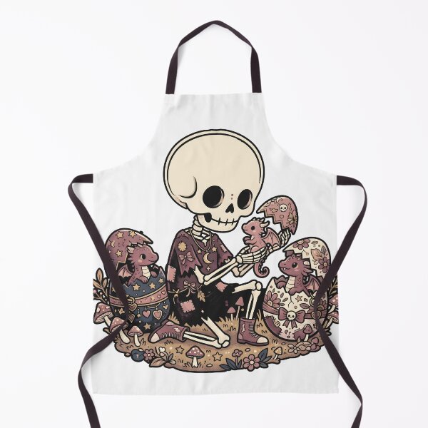 Item preview, Skeleton Nurturing Baby Dragons Hatching from Decorated Eggs designed and sold by MisteryDesigner.