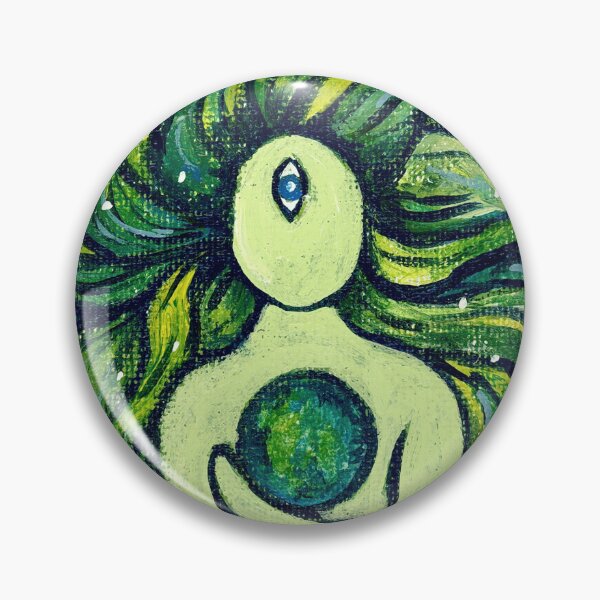 Item preview, Gaia Within | Spiritual Earth Guardian Art designed and sold by DanjaArt.