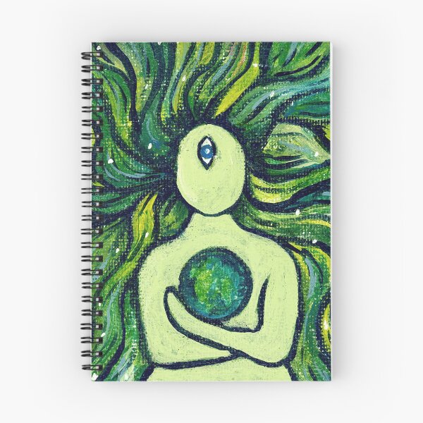 Item preview, Gaia Within | Spiritual Earth Guardian Art designed and sold by DanjaArt.