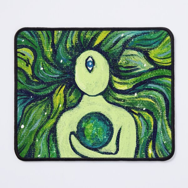 Item preview, Gaia Within | Spiritual Earth Guardian Art designed and sold by DanjaArt.