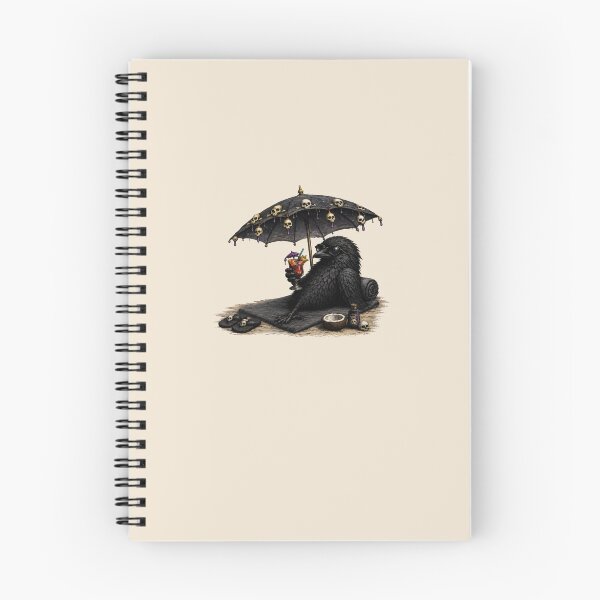 Item preview, Gothic Raven on Vacation – Beach Day Vibes designed and sold by Creep-elina.