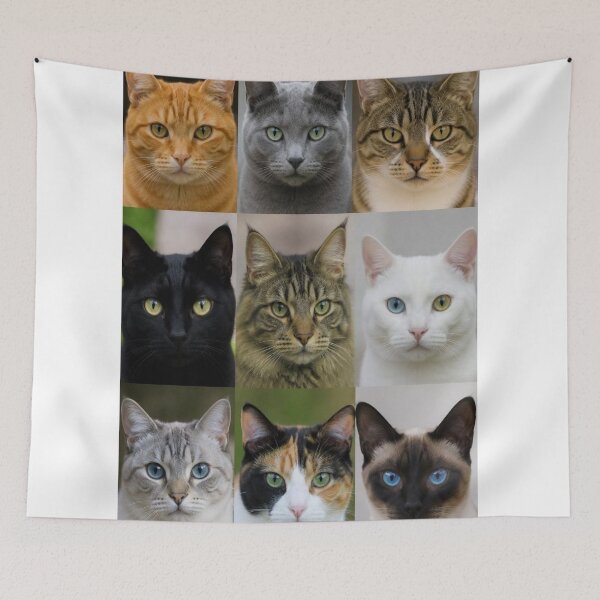 Item preview, Cats Heads different Breeds designed and sold by Bebe5512.