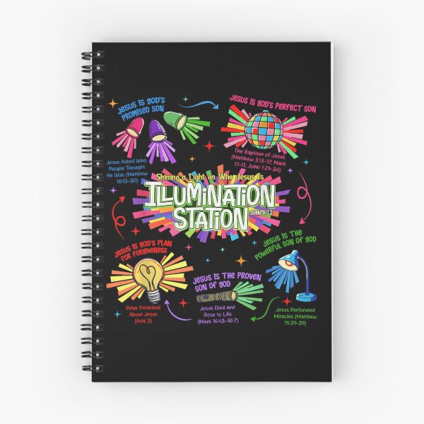 Item preview, Neon Illumination Station VBS Glowing Light Disco Ball Sunday School Kids designed and sold by Chaya Reid.