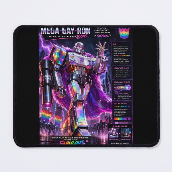 Item preview, Mega-Gay-Ron – Leader of the Decepti-Icons designed and sold by onlin3boutiqu3.