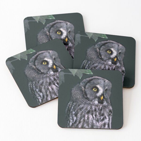 Item preview, Great Grey Owl Halloween Wildlife Art designed and sold by Vac1.