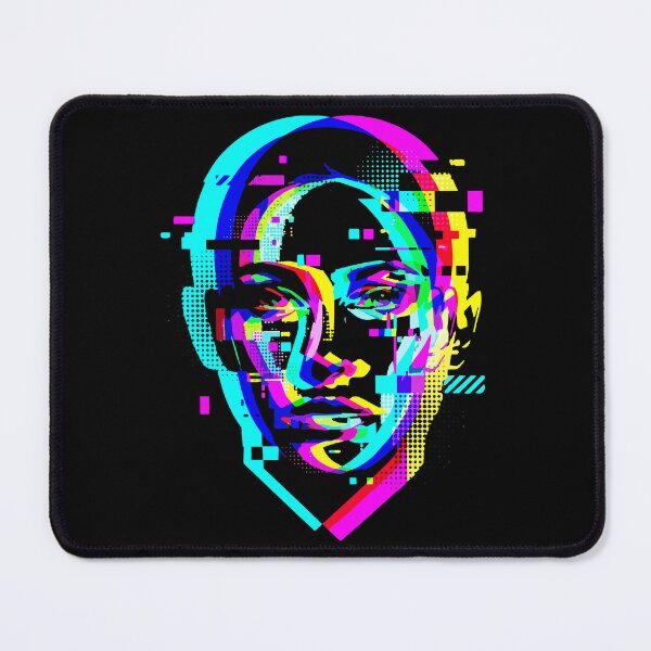 Item preview, Glitch Face | Generative Adversarial Network Art designed and sold by Uglyandcute.