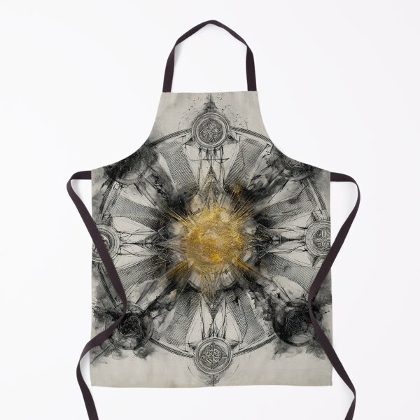 Item preview, Celtic Wheel : Sacred Geometry in Charcoal & Gold #2 designed and sold by Helios Be. Lavsh.