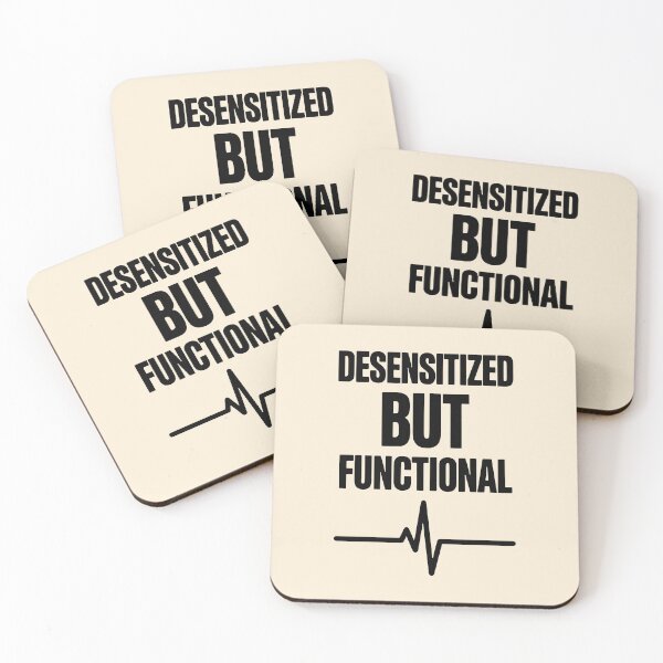Item preview, Desensitized But Functional Funny Nurse Gift Sign Design designed and sold by Dantin.