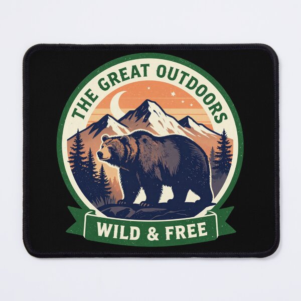 Item preview, THE GREAT OUTDOORS WILD&FREE designed and sold by Julartwear.