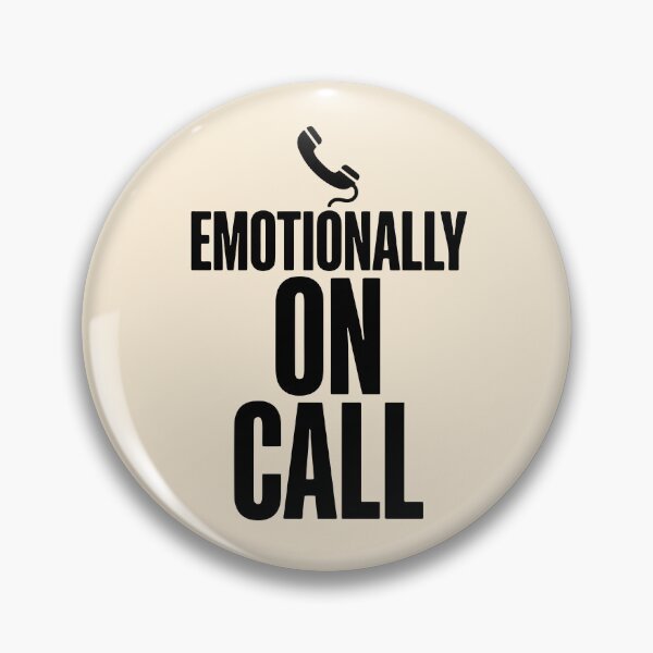 Item preview, Emotionally On Call Nurse Mental Health Gift Design designed and sold by Dantin.