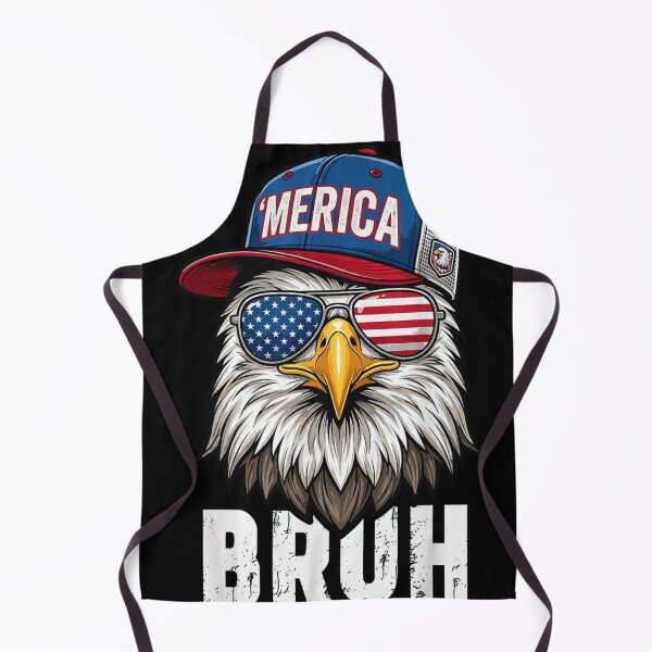 Item preview, Merica Bruh Bald Eagle Wearing Patriotic Sunglasses American Flag Cap Design designed and sold by Phil Ben.
