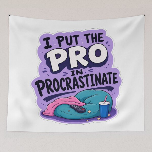 Item preview, I Put The Pro In Procrastinate designed and sold by Owcomm.