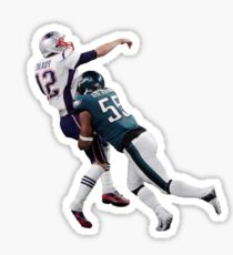Super Bowl VII - Tom Brady Sack Sticker