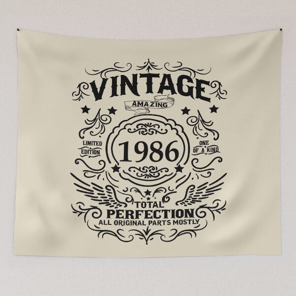 Item preview, Born in 1986 Vintage Funny 40th Birthday Gift designed and sold by Alexaltay.