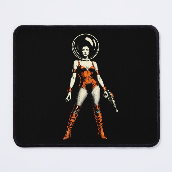 Item preview, Retro Space Siren with Ray Gun designed and sold by Victor Shadehorn.