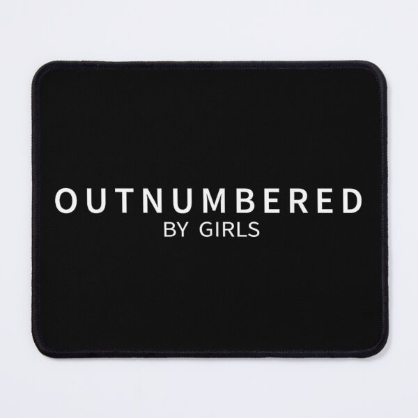 Item preview, Outnumbered By Girls Funny Dad Life Husband Family Text Quote Design designed and sold by Phil Ben.