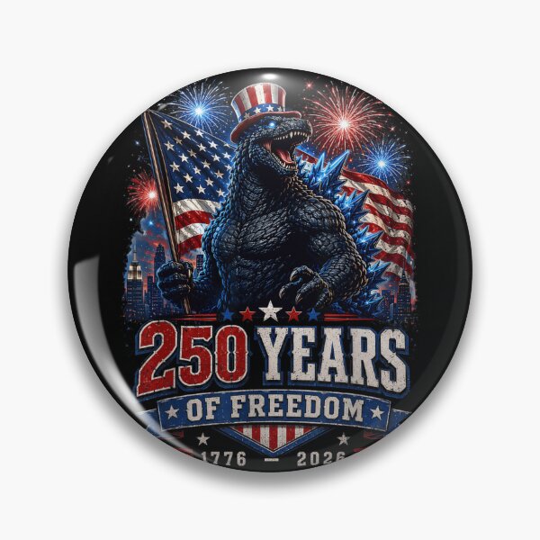 Item preview, Godzilla 250 Years Of Freedom 1776 To 2026 Patriotic Monster Fireworks designed and sold by Phil Ben.