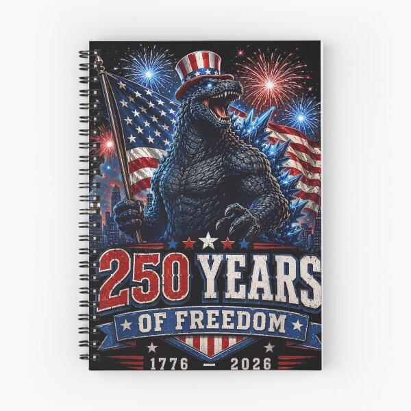 Item preview, Godzilla 250 Years Of Freedom 1776 To 2026 Patriotic Monster Fireworks designed and sold by Phil Ben.