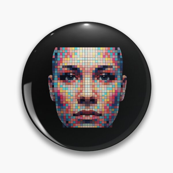 Item preview, GAN Glitch Face | Generative Adversarial Network Art designed and sold by Uglyandcute.