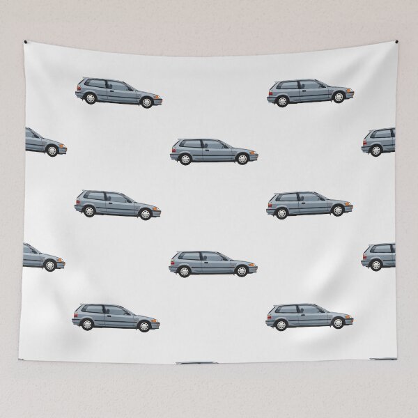 Item preview, Honda Civic Classic Poster – Retro JDM Car Gift for Enthusiasts designed and sold by Motorline44.