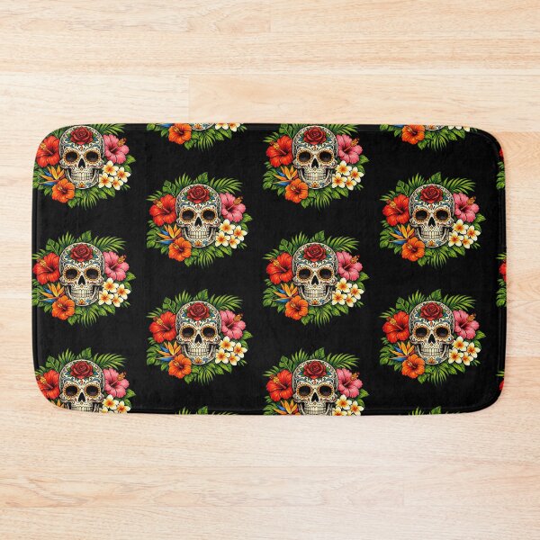 Item preview, Tropical Sugar Skull Bloom designed and sold by Dreamy fantasy design.