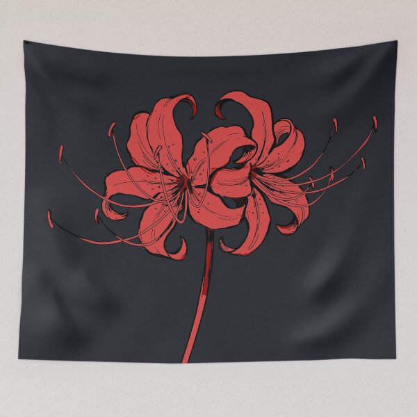 Item preview, Beautiful Red Spider Lily Japanese Flower  designed and sold by SakuraHaven.