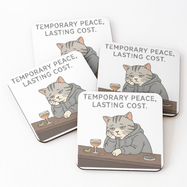 Item preview, Temporary Peace, Lasting Cost. designed and sold by whatmeower-studio.