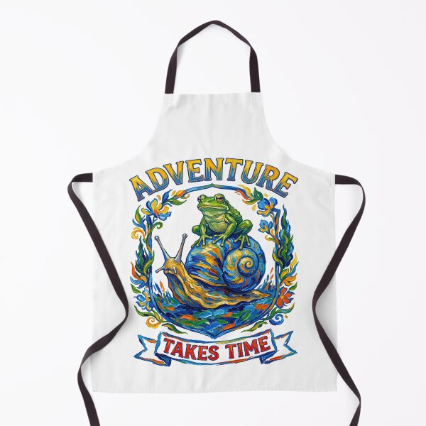 Item preview, Adventure Takes Time Frog Riding Snail   designed and sold by TeeARTHY.