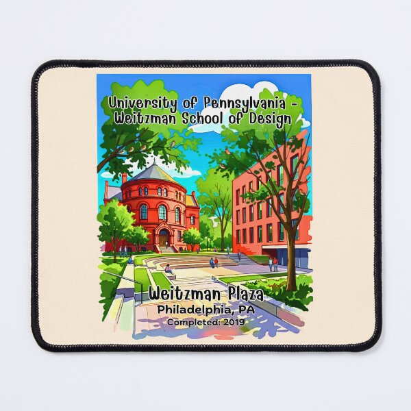 Item preview, University of Pennsylvania Weitzman School of Design Architectural Watercolor designed and sold by EvergreenPark - Tee Studio.