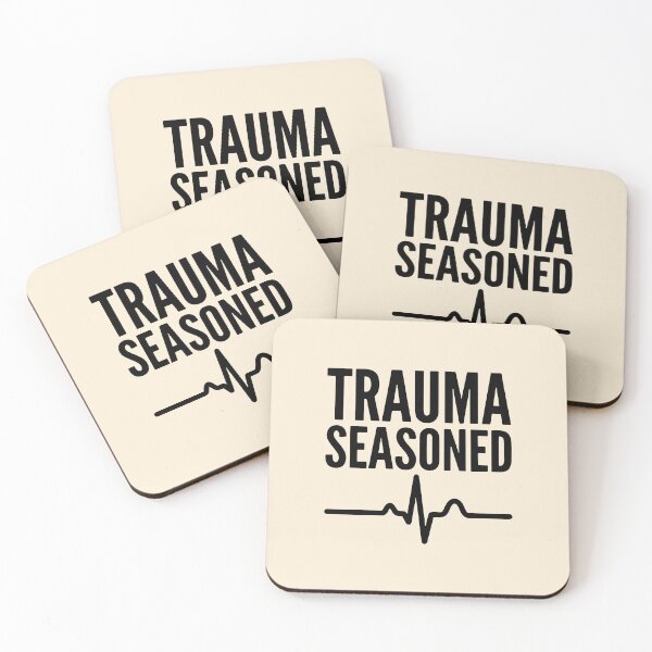 Item preview, Trauma Junkie ER Nurse Professional Sticker Design designed and sold by Dantin.