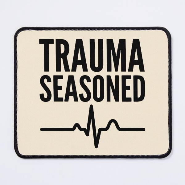 Item preview, Trauma Junkie ER Nurse Professional Sticker Design designed and sold by Dantin.