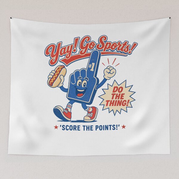 Item preview, Yay Go Sports Do The Thing Win The Points Funny Sarcastic Humor designed and sold by clothesy7.