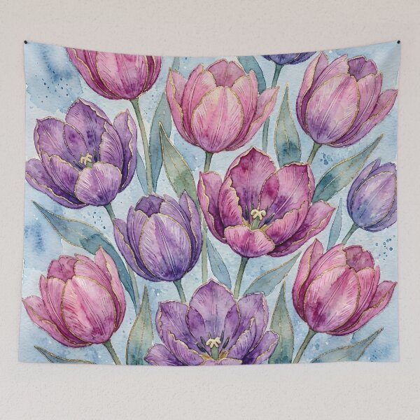 Item preview, Colorful Tulips Flowers designed and sold by GraphicsClub.