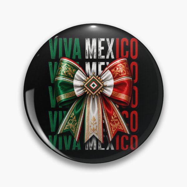 Item preview, Viva Mexico Independence Day Mexican Flag Bow designed and sold by OlakunleOloroz.