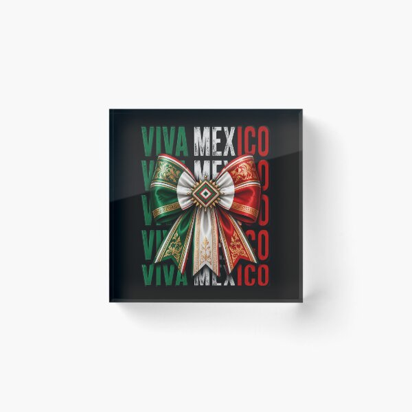 Item preview, Viva Mexico Independence Day Mexican Flag Bow designed and sold by OlakunleOloroz.