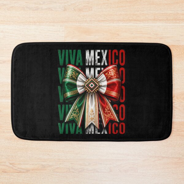 Item preview, Viva Mexico Independence Day Mexican Flag Bow designed and sold by OlakunleOloroz.