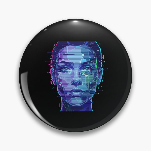 Item preview, GAN Glitch Face | Generative Adversarial Network Art designed and sold by Uglyandcute.