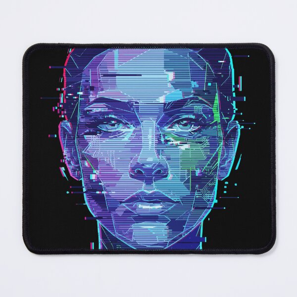Item preview, GAN Glitch Face | Generative Adversarial Network Art designed and sold by Uglyandcute.