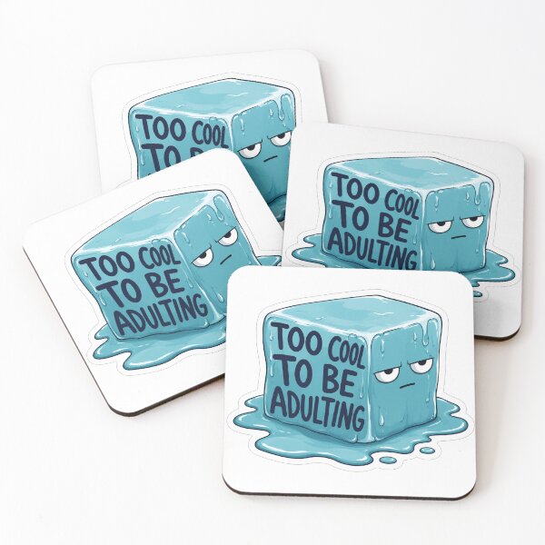 Item preview, Too Cool To Be Adulting Ice Cube designed and sold by Owcomm.