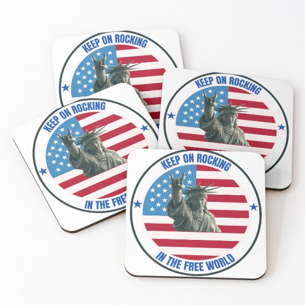 Item preview, Keep on Rocking in the Free World - USA designed and sold by Wear your geek.