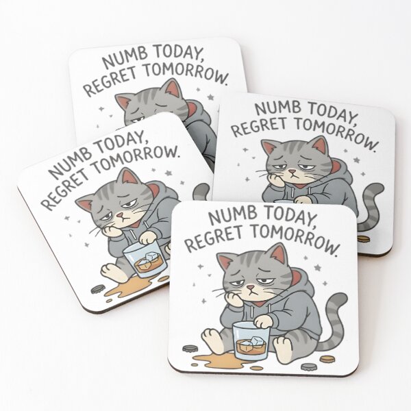 Item preview, Numb Today, Regret Tomorrow designed and sold by whatmeower-studio.