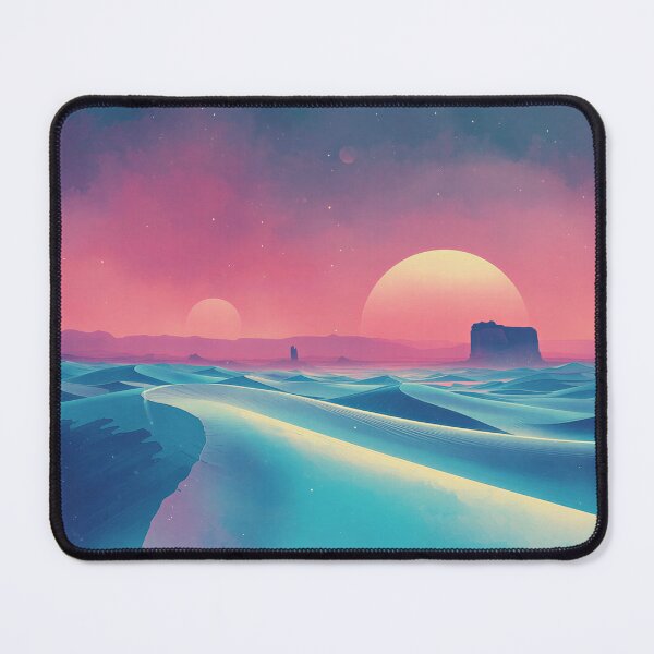 Item preview, Celestial Light Dunes Watercolor Alien Desert designed and sold by Luminous Wilds.