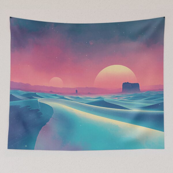 Item preview, Celestial Light Dunes Watercolor Alien Desert designed and sold by Luminous Wilds.