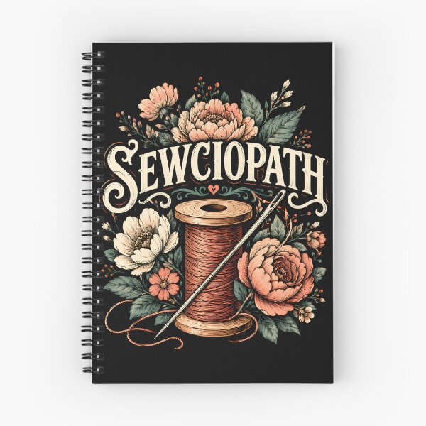 Item preview, Sewciopath Floral Sewing Humor designed and sold by Victor Shadehorn.