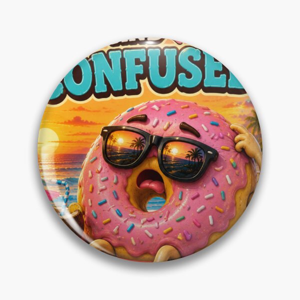 Item preview, Glazed And Confused Funny Donut designed and sold by BagFactoryUK.