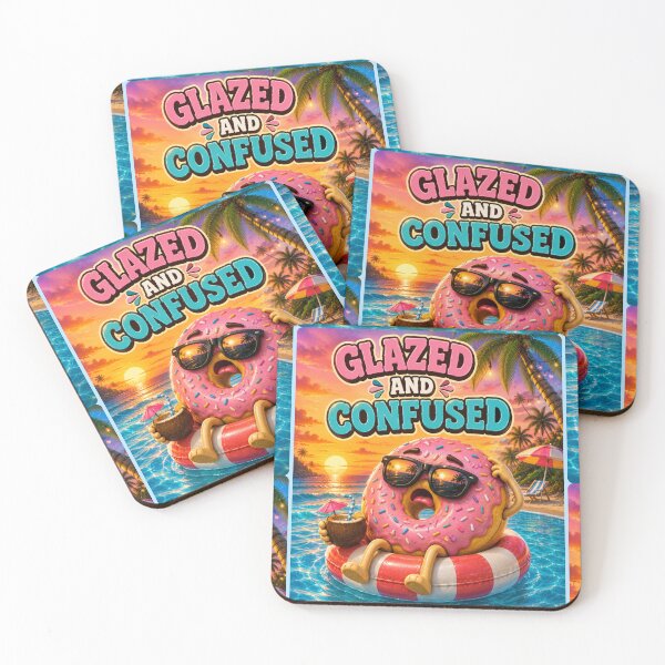 Item preview, Glazed And Confused Funny Donut designed and sold by BagFactoryUK.