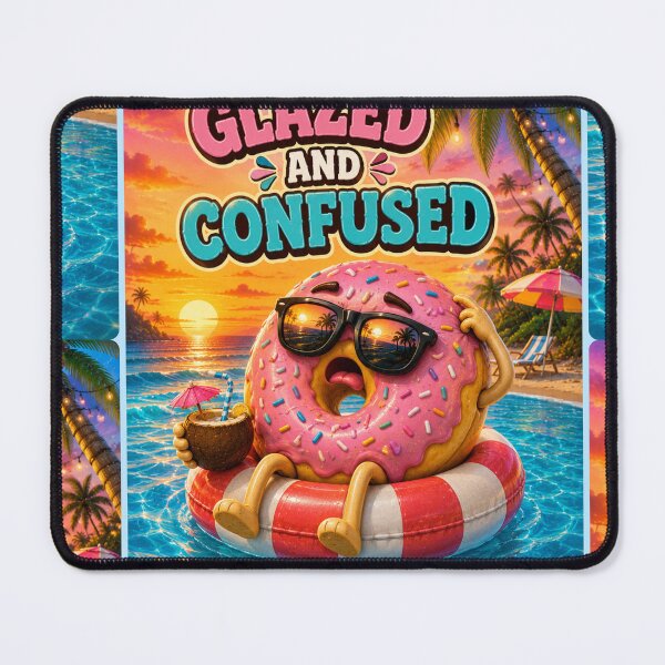 Item preview, Glazed And Confused Funny Donut designed and sold by BagFactoryUK.