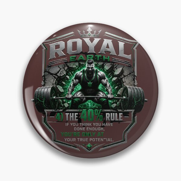Item preview, Royal Earth Green Gym Motivation 40 Percent Rule designed and sold by RoyalEarthstore.