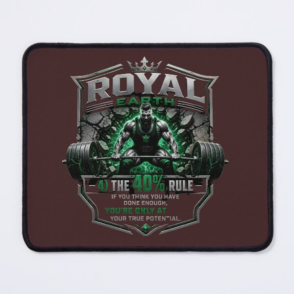 Item preview, Royal Earth Green Gym Motivation 40 Percent Rule designed and sold by RoyalEarthstore.
